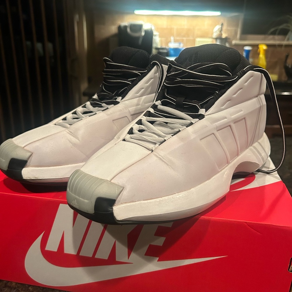 Adidas Kobe Men's White and Black Sneakers